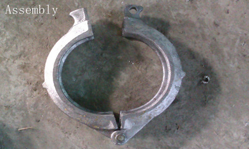 Concrete Pump Base Clamp DN125 Forge