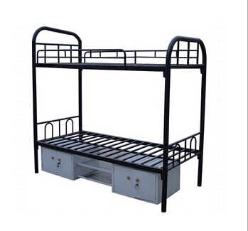 Metal Bunk Bed with Bottom Locker,Hot Sale