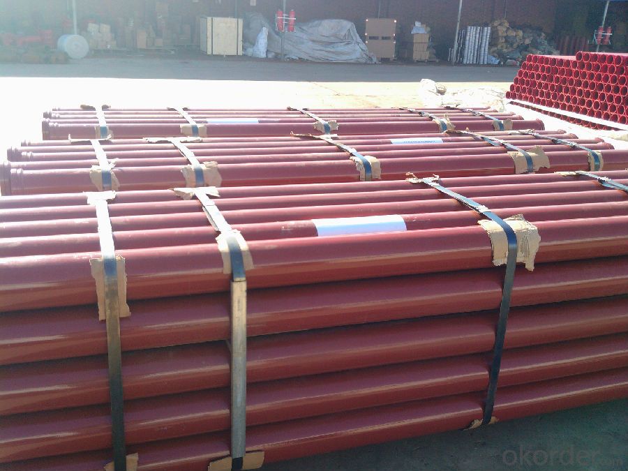 Three Meter Dn125 Delivery Pipe With ZX Flange 7.1mm st52