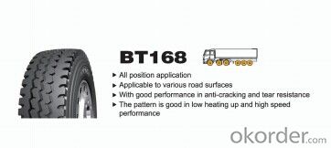 Truck and Bus Radial Tyre BT168 with high quality