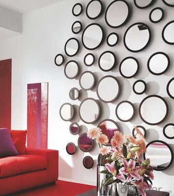 Plain Beveled Decorative Mirror Multi, Plain Wall Mirror Stickers