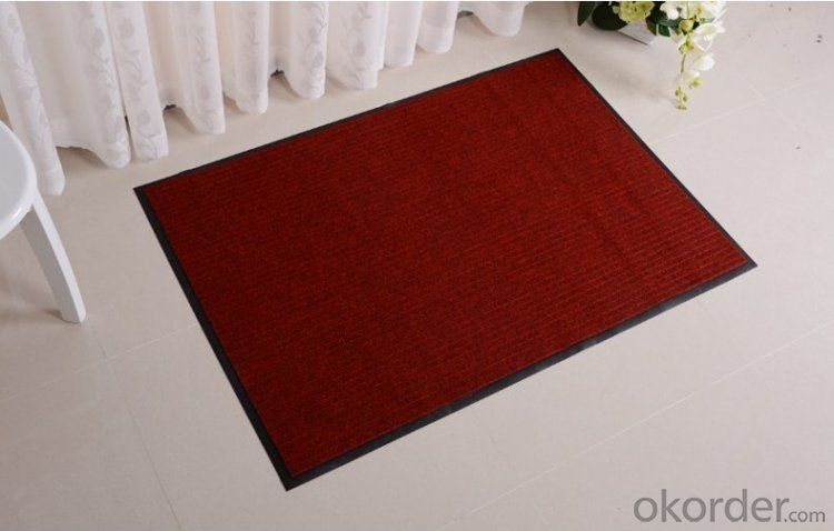 Polyester Double Ribbed Door Carpet and Mat