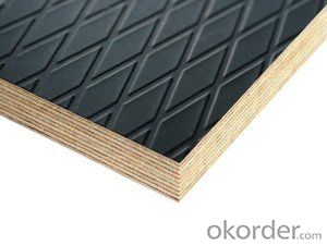 BLACK Anti-slip Film Faced Plywood Formworkan