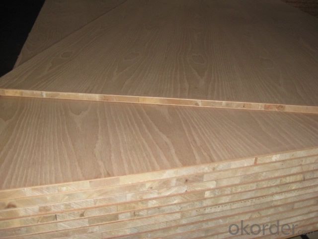 Oak Real Wood Veneer Face block Board Falcata Core