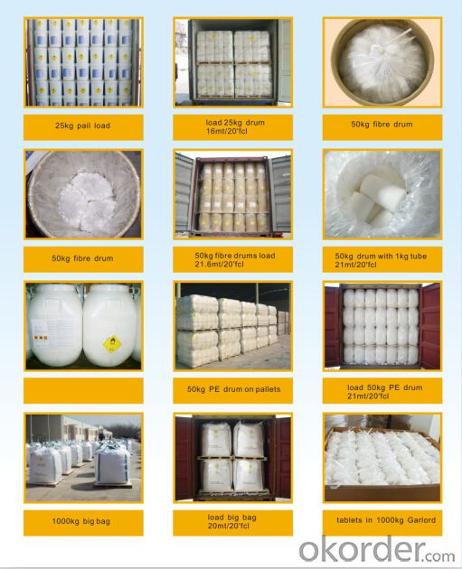 TCCA Chlorine Tablet/Powder/Granular For Water Treatment Chemical