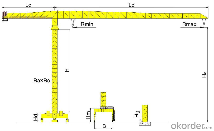 FHTT2800A Tower Crane - Buy Tower Cranes from suppliers, Manufacturers ...