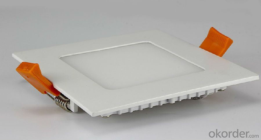 Slim Led Panel Light 6W CRI 80 PF 0.5 Recessed Mount Round Shape