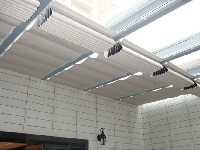 Motorized Fcs Folding Roof Skylight Blinds Real Time Es Last S Okorder Com - Skylight Ceiling Shades