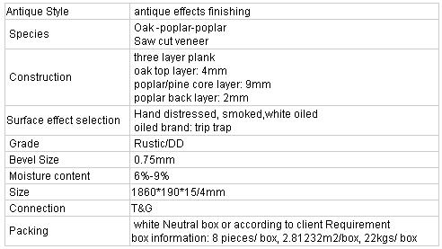 Three Layer Engineering  Flooring For Flooring Heating