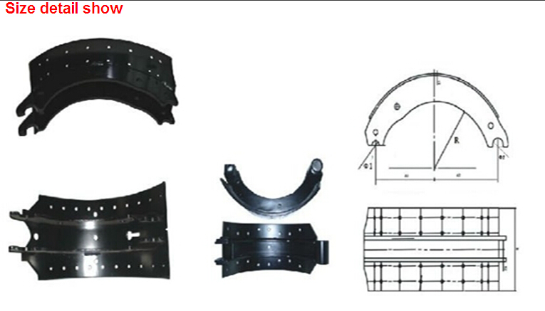 Brake Shoe for Motorcycle Spare Parts Motorcycle Parts