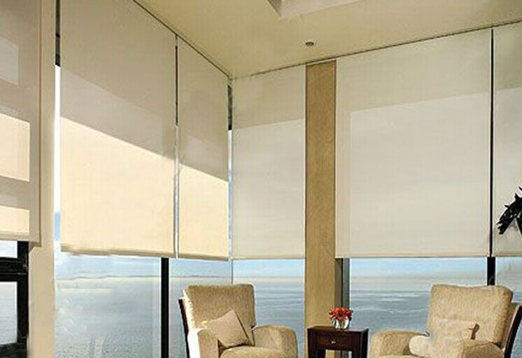 Industrial Roller Blinds with Blackout Fabric