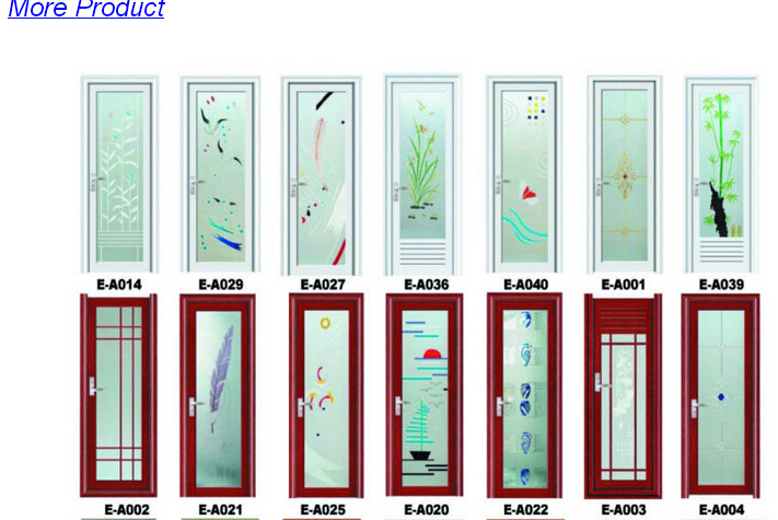 Aluminum Doors with New style and Double glaze Manufacturer