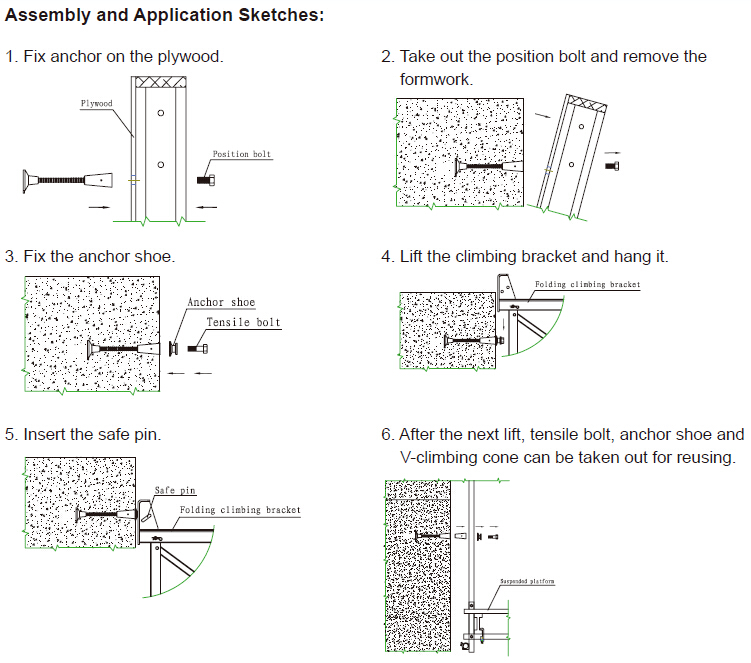 Climbing Platform CP 190 for Formwork and Scaffolding systems