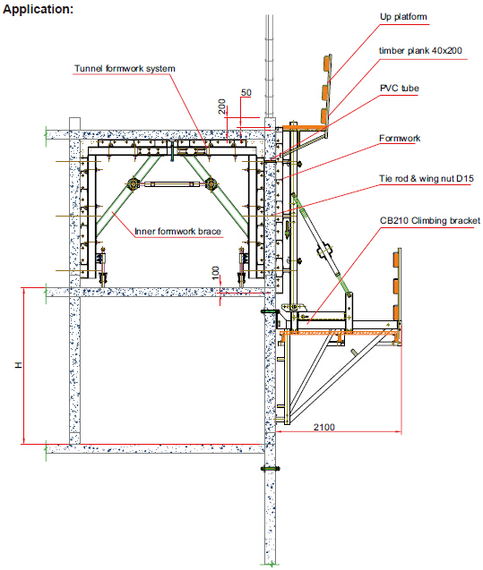 Steel Tunnel for Formwork and Scaffolding Systems