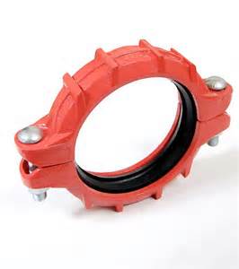 Ductile iron Grooved Fitting of Flexible Couplings Red Socket
