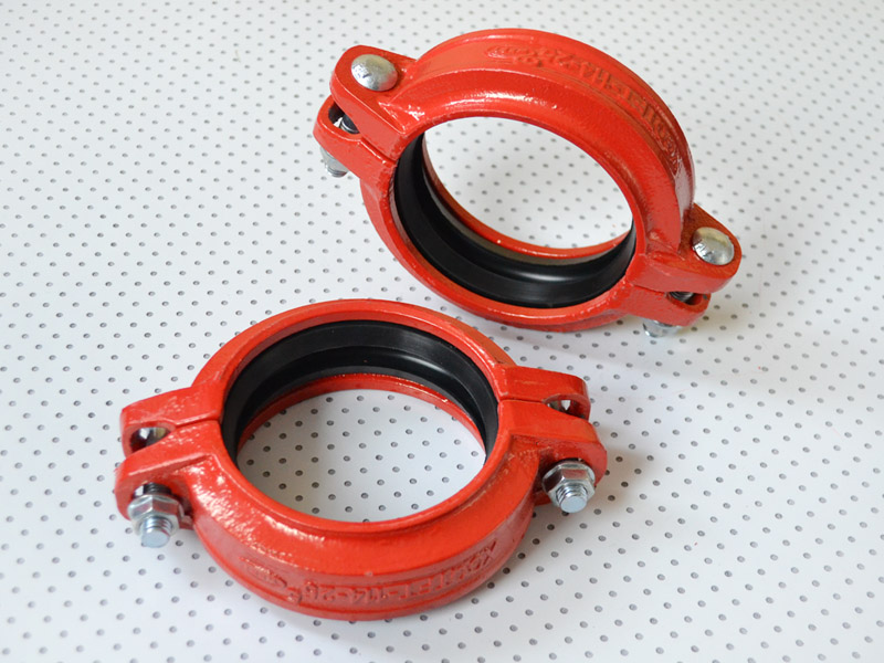 Ductile iron Grooved Fitting of Flexible Coupling Plugs