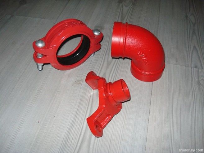 Ductile Iron Grooved Fittings of Flexible Coupling Street Elbow