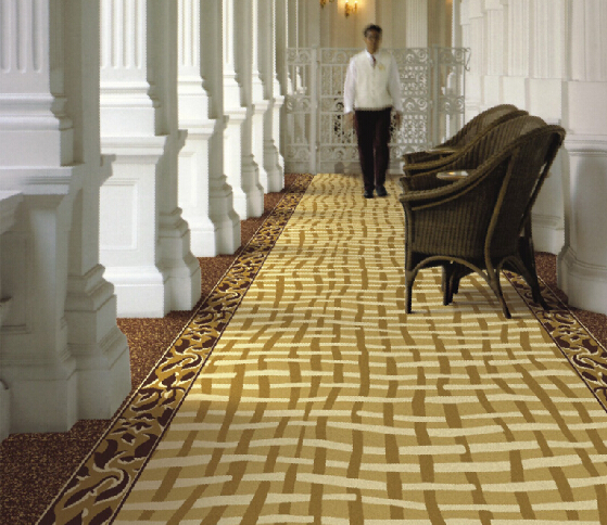 Printed Nylon Corridor Carpets for Luxury Hotel