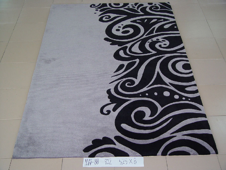 Wool Hand Made Hotel Lobby Flooring Carpets