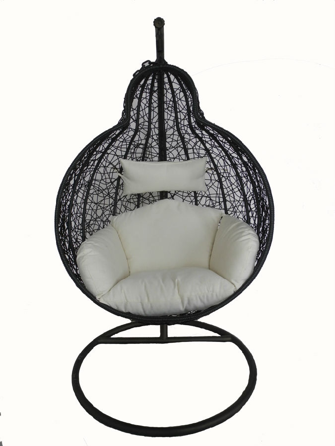 Outdoor Rattan Egg Leisure Couple Hanging Chair CMAX-CX003