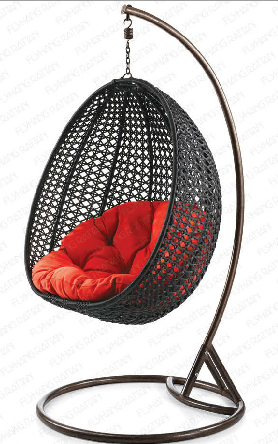 Outdoor Rattan Egg Leisure Couple Hanging Chair CMAX-CX003