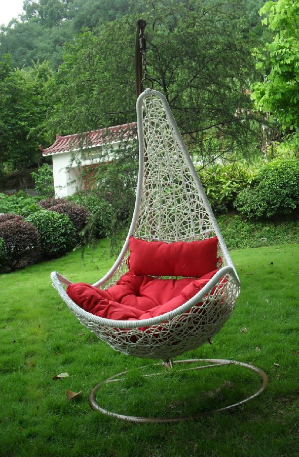 Rattan Egg Leisure Couple Chair Patio Furniture CMAX-CX002