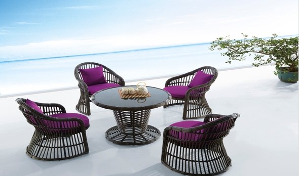 Outdoor Furniture Leisure Garden Rattan Outdoor Table Chair