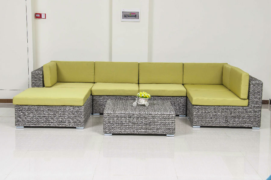  Outdoor sofa with 100% Handmade Durable rattan used