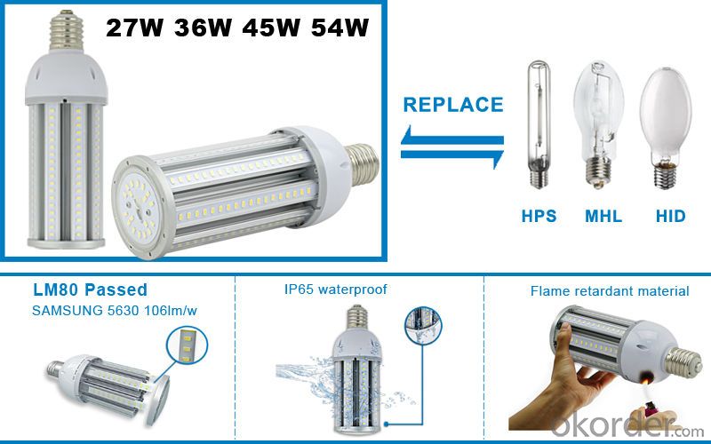 100w metal halide led replacement e39 led corn light