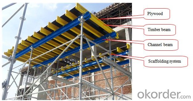 Quick Assembly Slab Formwork System with Ring Lock Scaffolding