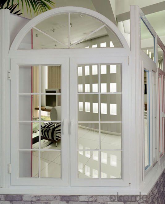 high quality pvc casement window,double glazed windows