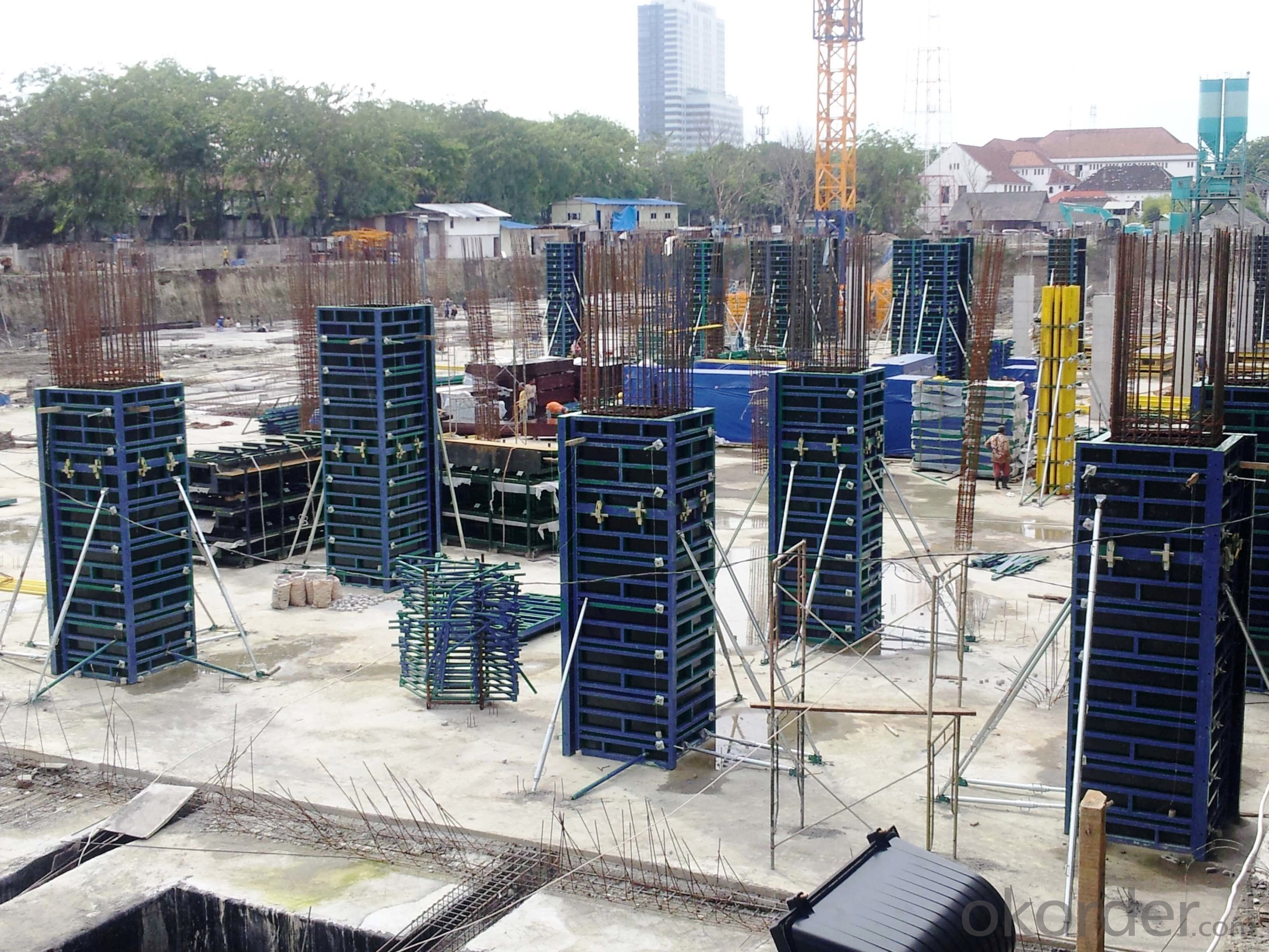 Adjustable SF120 System for Rectangle / Square Concrete Column Formwork