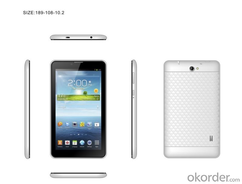 7 Inch 3G SIM Calling Dual Core Android Tablet PC