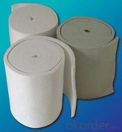 High alumina and low thermal conductivity ceramic fiber blanket