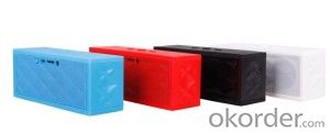 Jambox Style Mini Bluetooh Speaker with Rechargeable Battery with Handsfree Mic