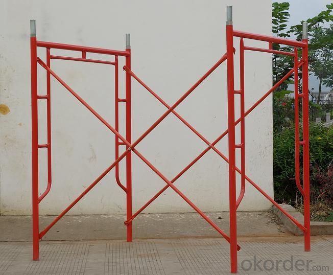 steel H frame scaffolding