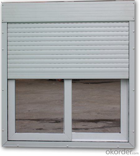 UPVC Sliding window with electric Roller Shutter