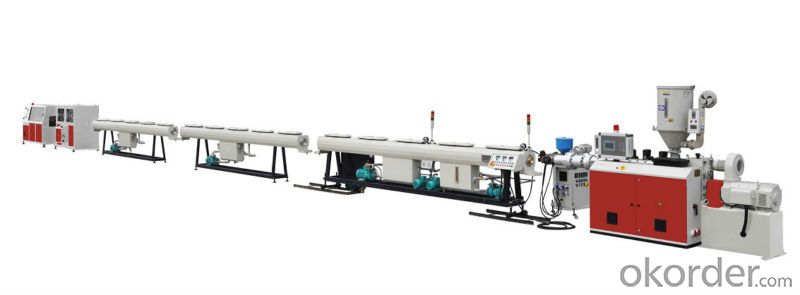 PE pipe extruder production line
