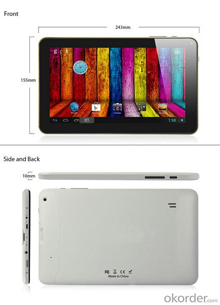 9 Inch WiFi Dual Core Dual Camera Tablet PC M920