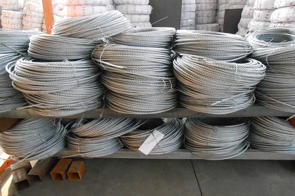 Construction Suspended Platform Parts Safety Rope / Steel Wire Rope