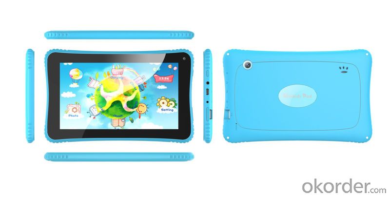 Cute Kids 7 Inch Tablet PC with Dual Core Children Android 4.2