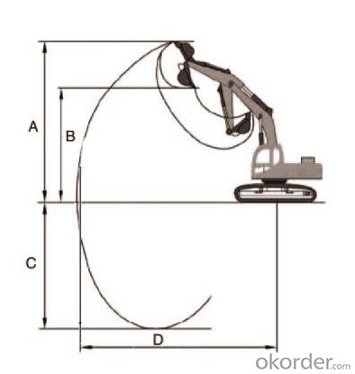 Jonyang Brand Crawler Excavator JY623ELB for Earth Moving