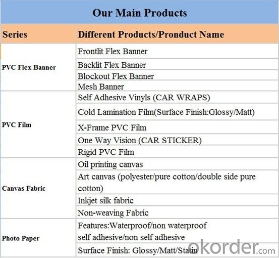 Frontlit/Backlit PVC Flex Banner 260-610gsm with Low Price for Digital Printng Super Smooth