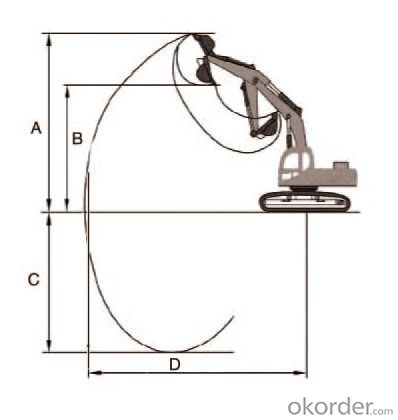 Jonyang Brand Crawler Excavator JY645E for Earth Moving