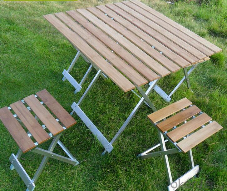 Folding Garden Portable Aluminum Picnic Chair Patio Table