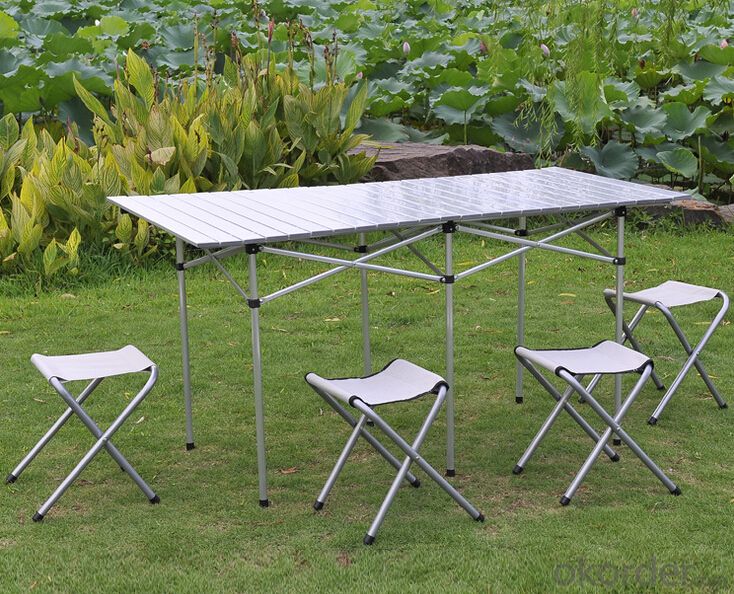 Garden Table Portable Aluminum Picnic Chair Folding Patio