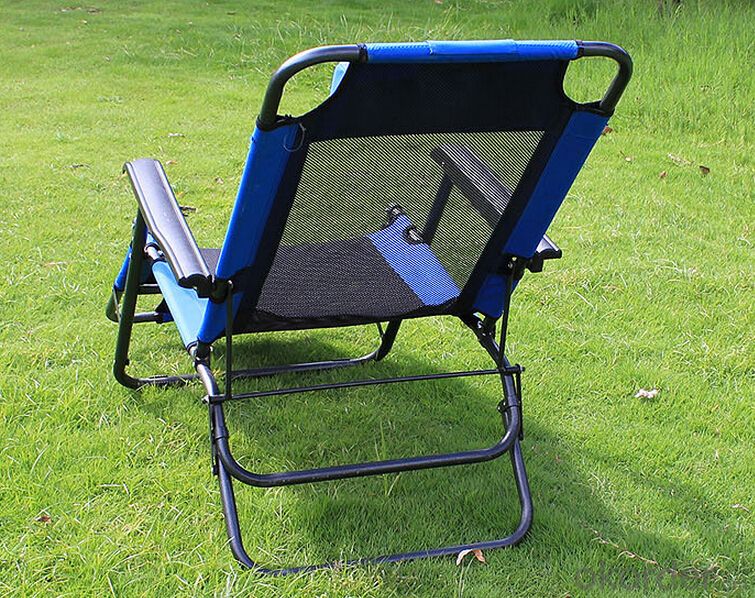 Outdoor Portable Aluminum Folding Picnic Recliner Chair  with Table