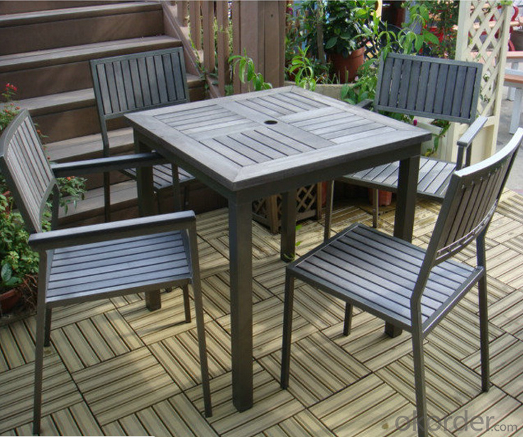 Outdoor Furniture/Plastic Wood Jointed Board Table-board