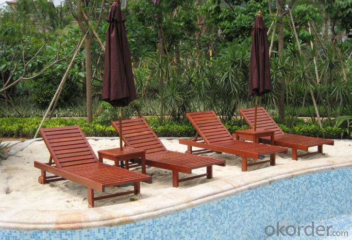 Outdoor Furniture Patio Teak Wood Garden Furniture Plastic Wood Table