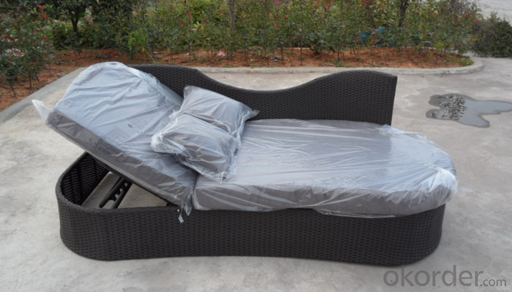Patio Rattan Table Sofa for Wicker Outdoor Chair Garden